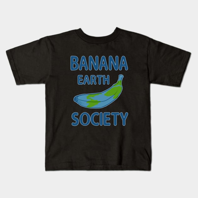 Banana Earth Society Kids T-Shirt by Orloff-Tees